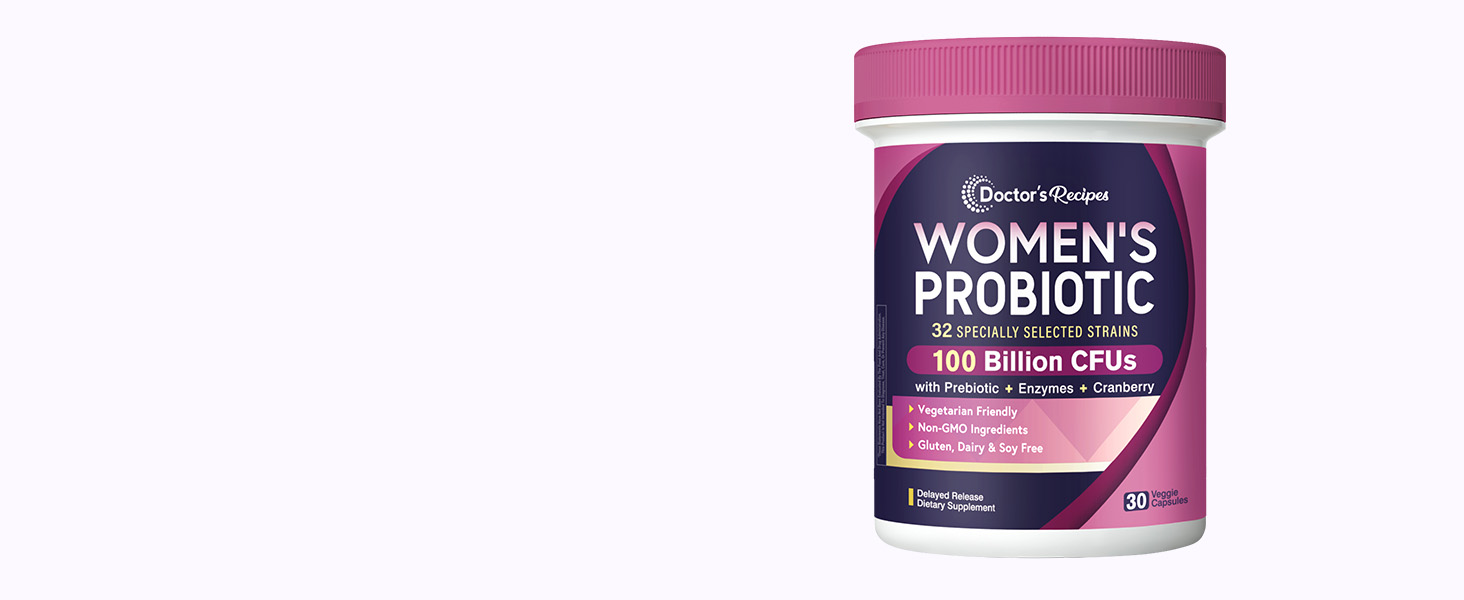 Doctor’s Recipes Women’s Probiotics with Digestive Enzymes