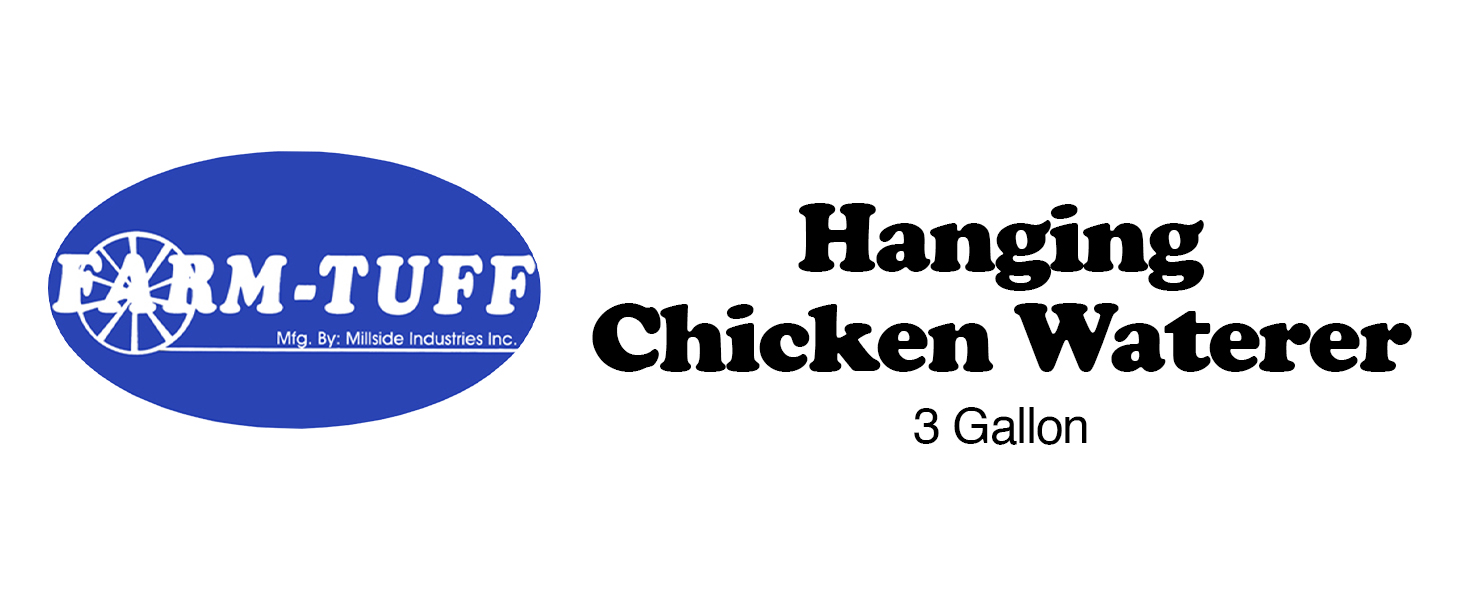Farm-Tuff 3 Gallon Hanging Chicken Waterer