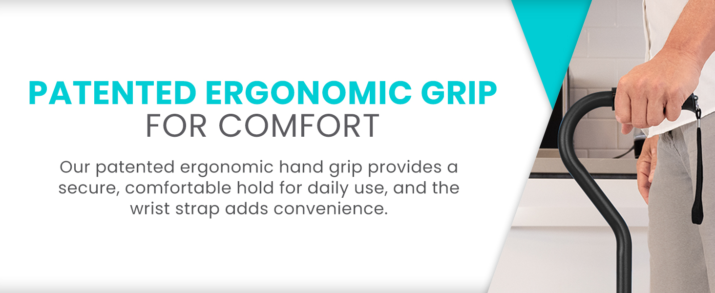 Patented Ergonomic Grip