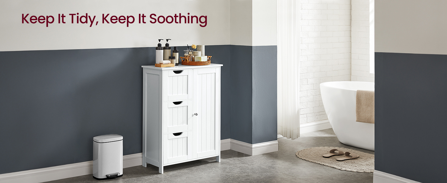 Bathroom Floor Storage Cabinet