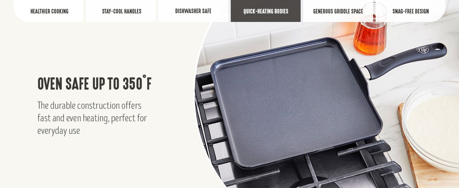 GreenLife, Ceramic Nonstick, PFAS-Free, Non-Toxic, Cookware, Saucepan, Soft Grip