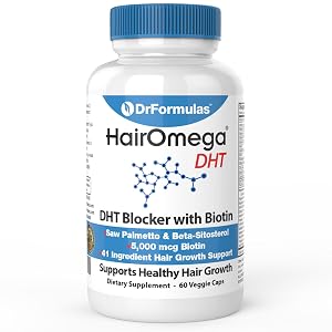 hairomega dht blocker men women hair loss growth