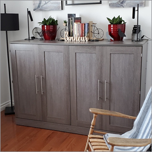 home storage cabinet bedroom organization furniture space saving modern contemporary hidden hideaway
