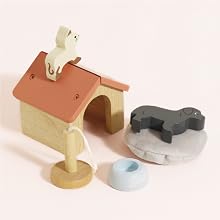 ME043 pet set dog and cat shelter dollhouse sustainable eco gift