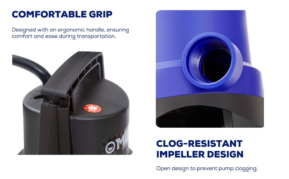 medas submersible sump water pump