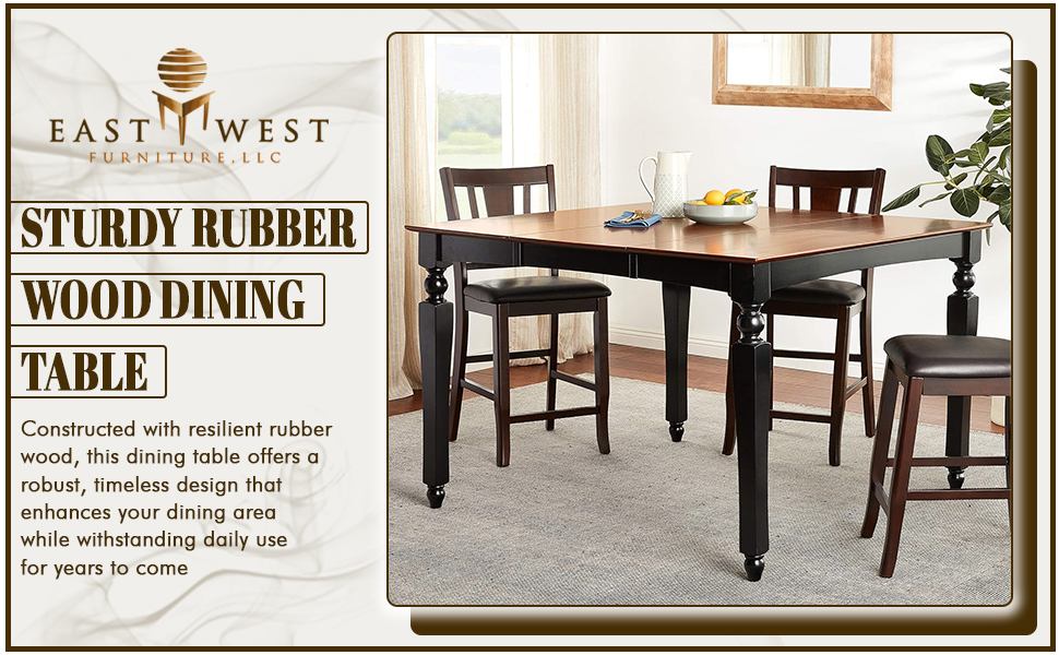 Dining Set Includes a Rectangle Xtenczar Dining Table