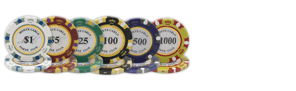 Monte Carlo 14 gram clay chips