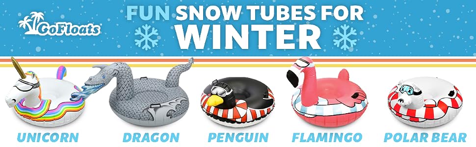 gofloats snow tubes