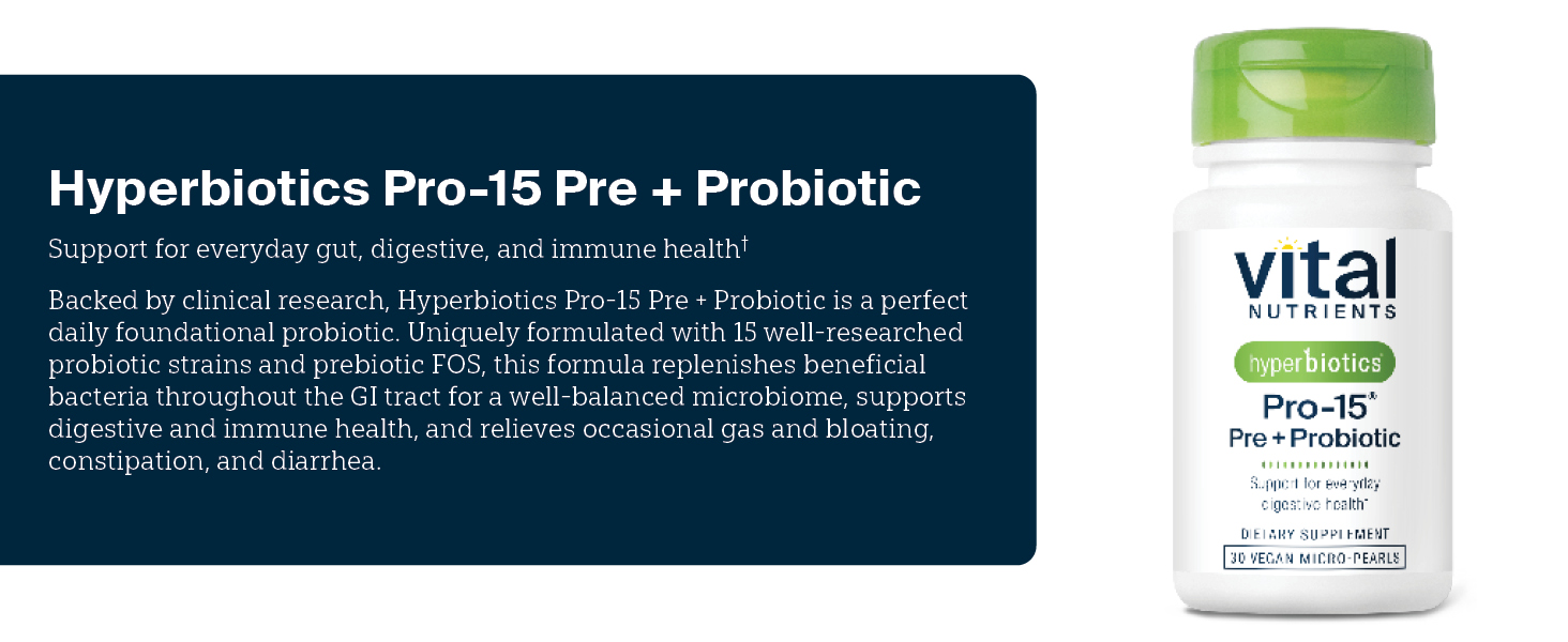 Pro-15 Prebiotic Probiotic Pearl Shaped Tablets
