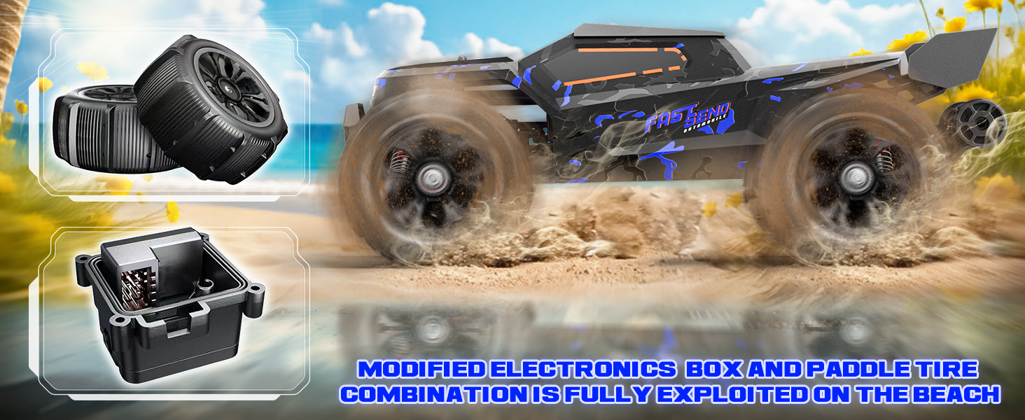 Waterproof ESC and Paddle Tires