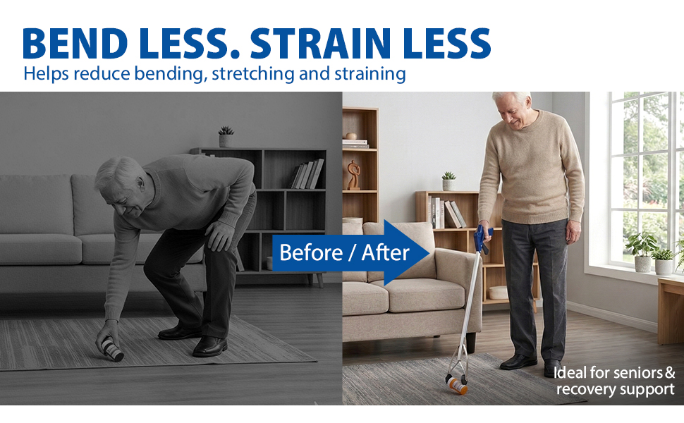 bending back posture floor dropping standing upright seniors kneeling waist support knee