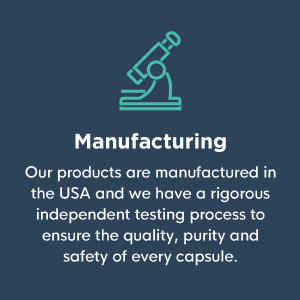 Manufacturing, made in the USA, independently tested