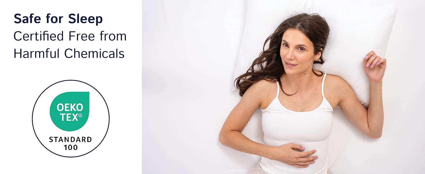 OEKOTEX 100 STANDARD CERTIFIED free from toxins and harmful chemicals