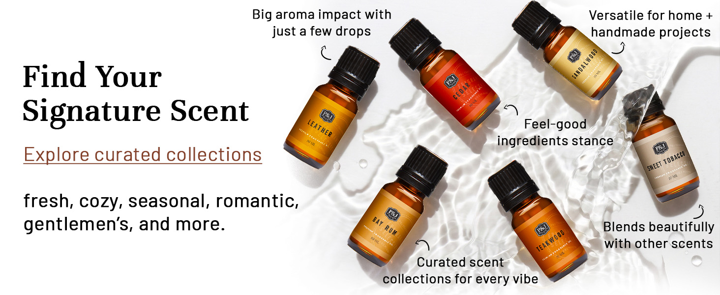 Fragrance Oils for Diffusers for Home Spice Set Fragrance Scents for Candle Making