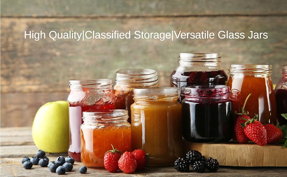 Small Mason Jars 8 oz Glass Jars