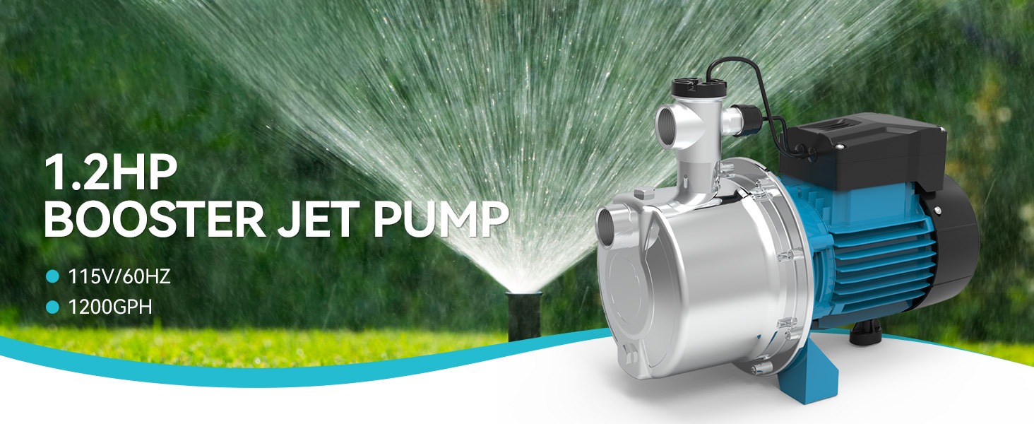 booster jet pump Lawn Garden Irrigation Pump Sprinkler Pump Well Pump