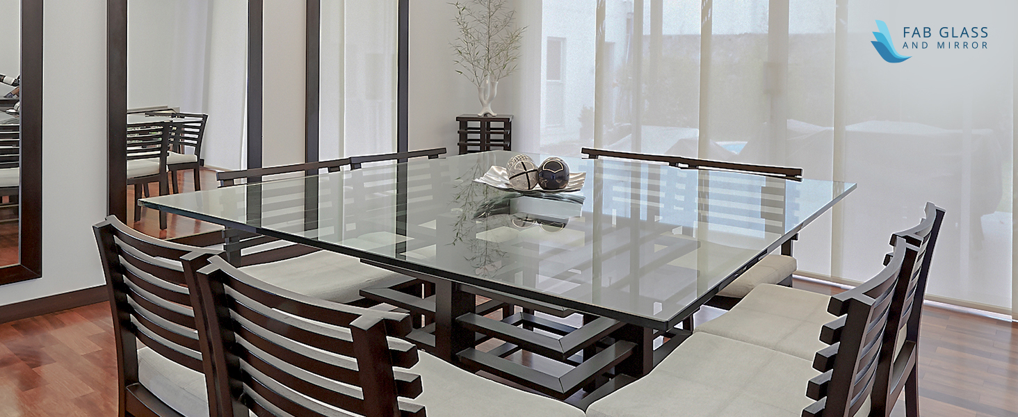 Square Glass Table top