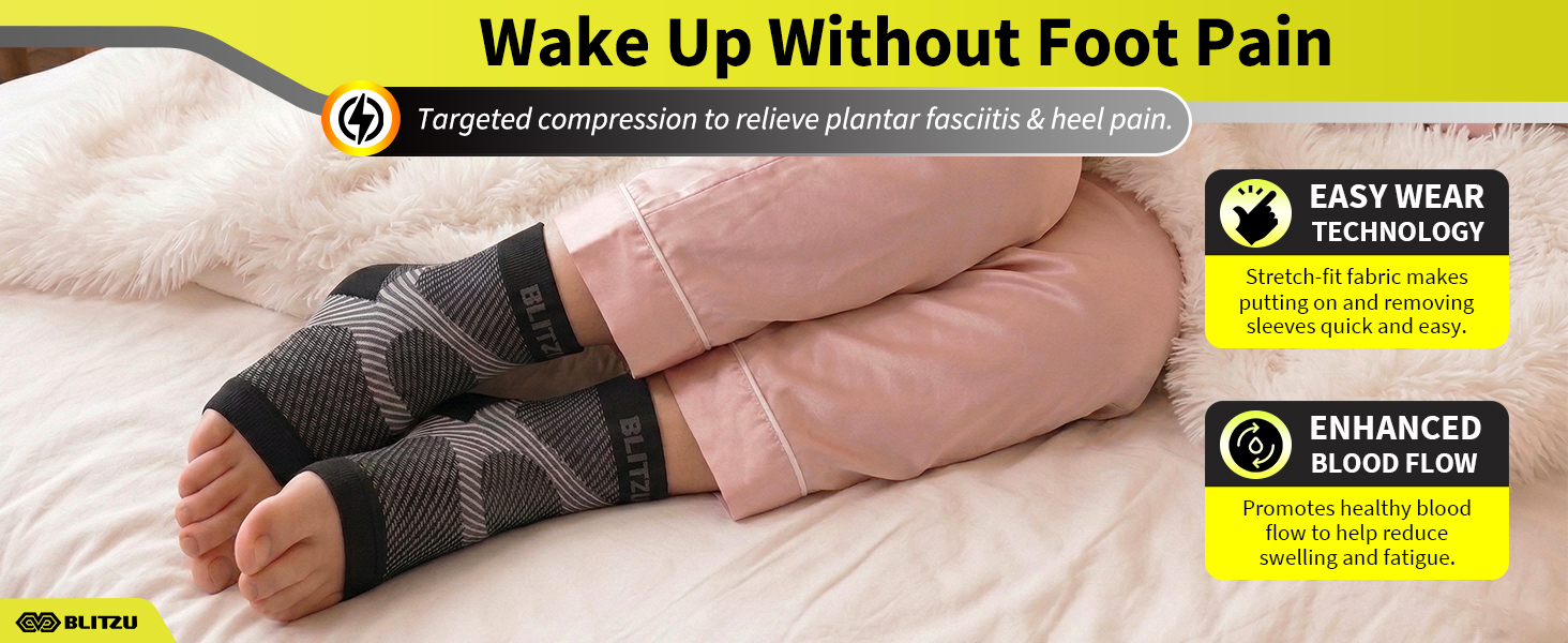 Ankle Brace Foot Compression Socks Sleeves Toeless Footless plantar fasciitis Tendonitis Arthritis
