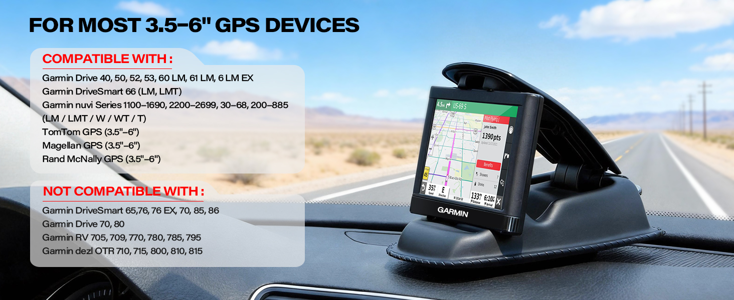 GPS Dashboard Beanbag Mount