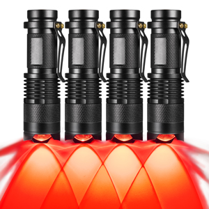 red flashlight