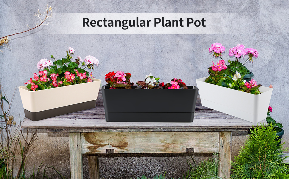 Retangular Plant Pot-1