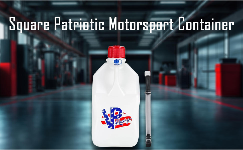 Square Patriotic Motorsport Container