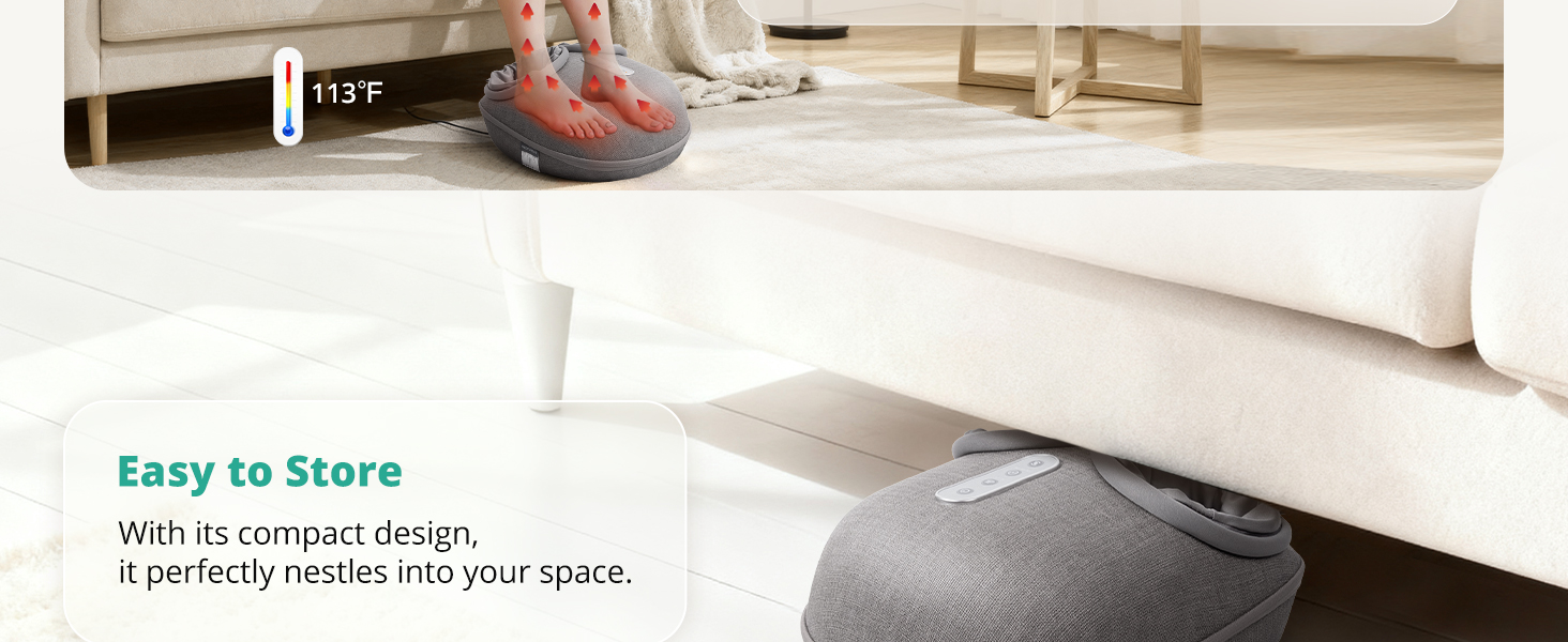 foot massager easy to store