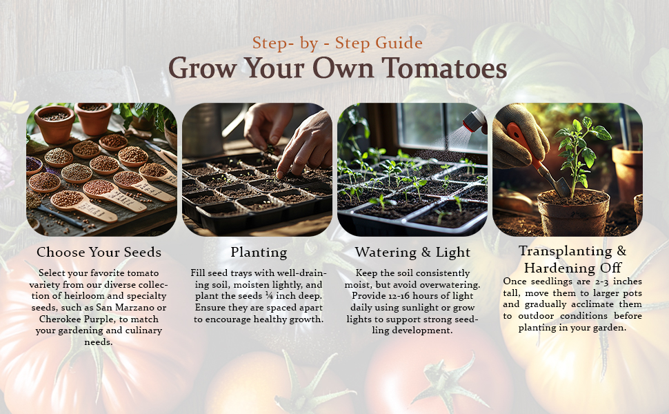 Step by Step Guide to Grow your Own Tomatoes