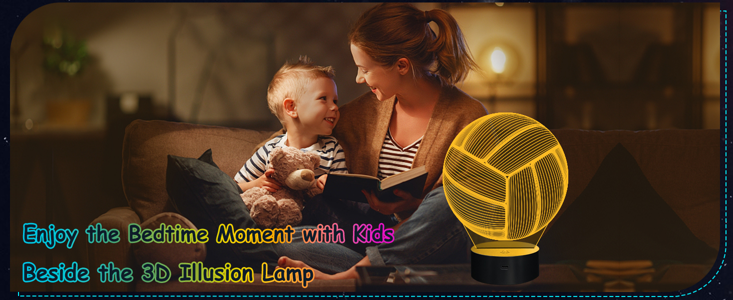 Volleyball 3D Night Light