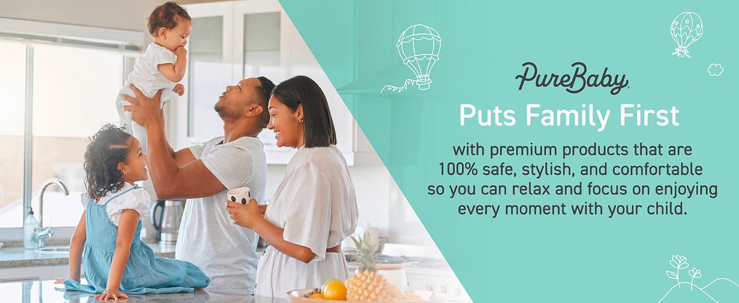 pure baby puts family first premium products safe and stylish for babies and children