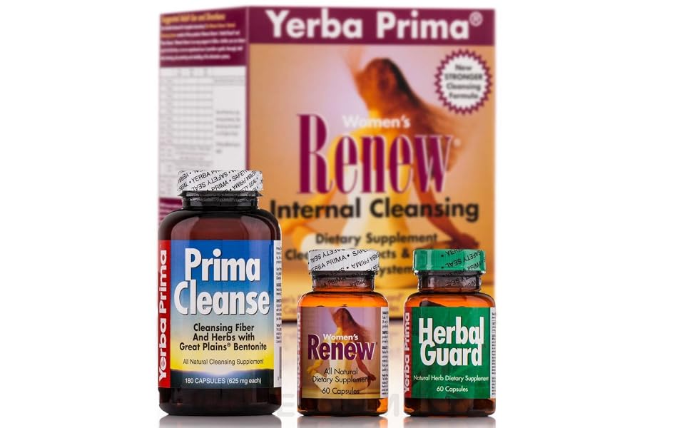 prima cleanse womens renew herbal guard yerba prima digestive tract system health