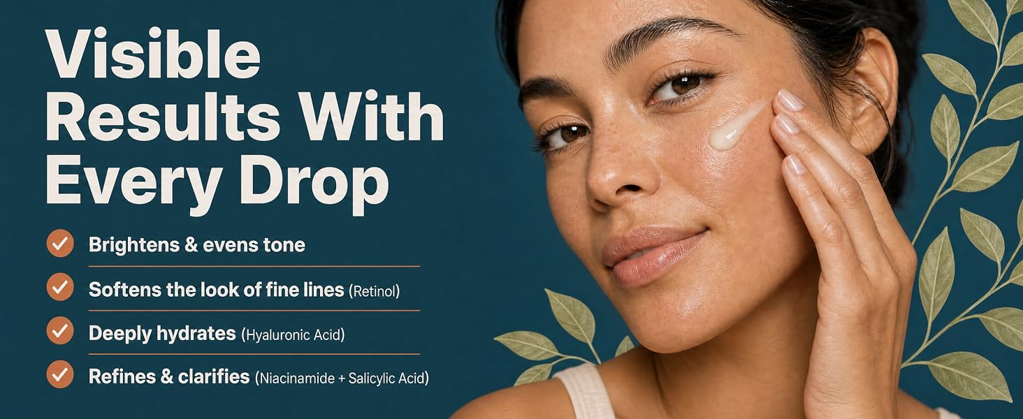 visible results, brighten, soften, hydrate, clarify