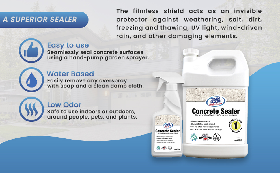 concrete sealer rain guard