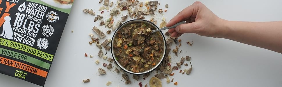 Simply Raw isn't cooked - it's freeze-dried. We removed the water to lock in freshness.