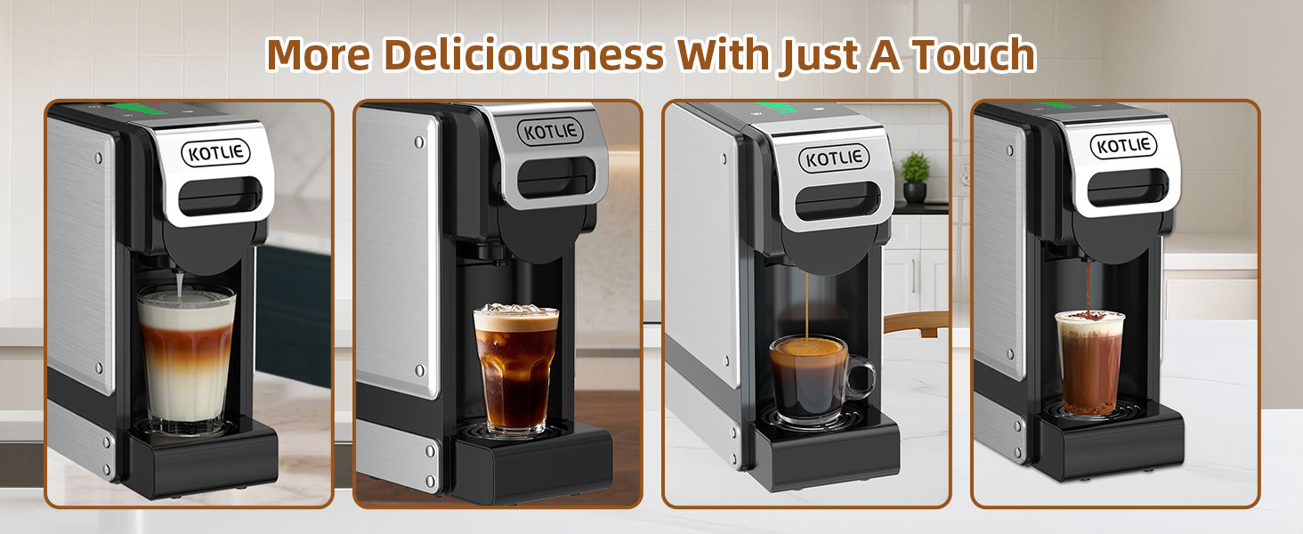 Makes a wide range of coffee flavors