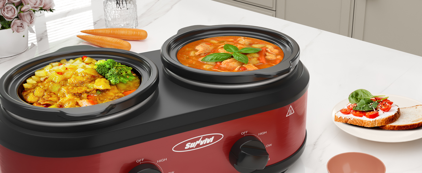 slow cooker/slow cooker/food warmers for parties/food warmer buffet servers and warmers