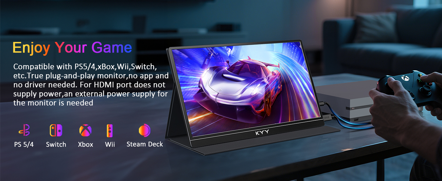 4K Portable Monitor for game