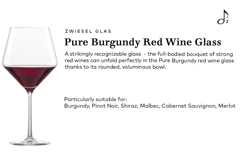 burgundy red wine glass pure
