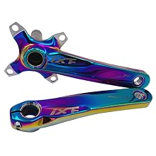Alloy 6061 crank, high intensity steel chainring.