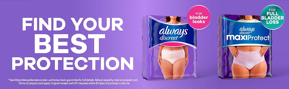 Always Discreet Underwear