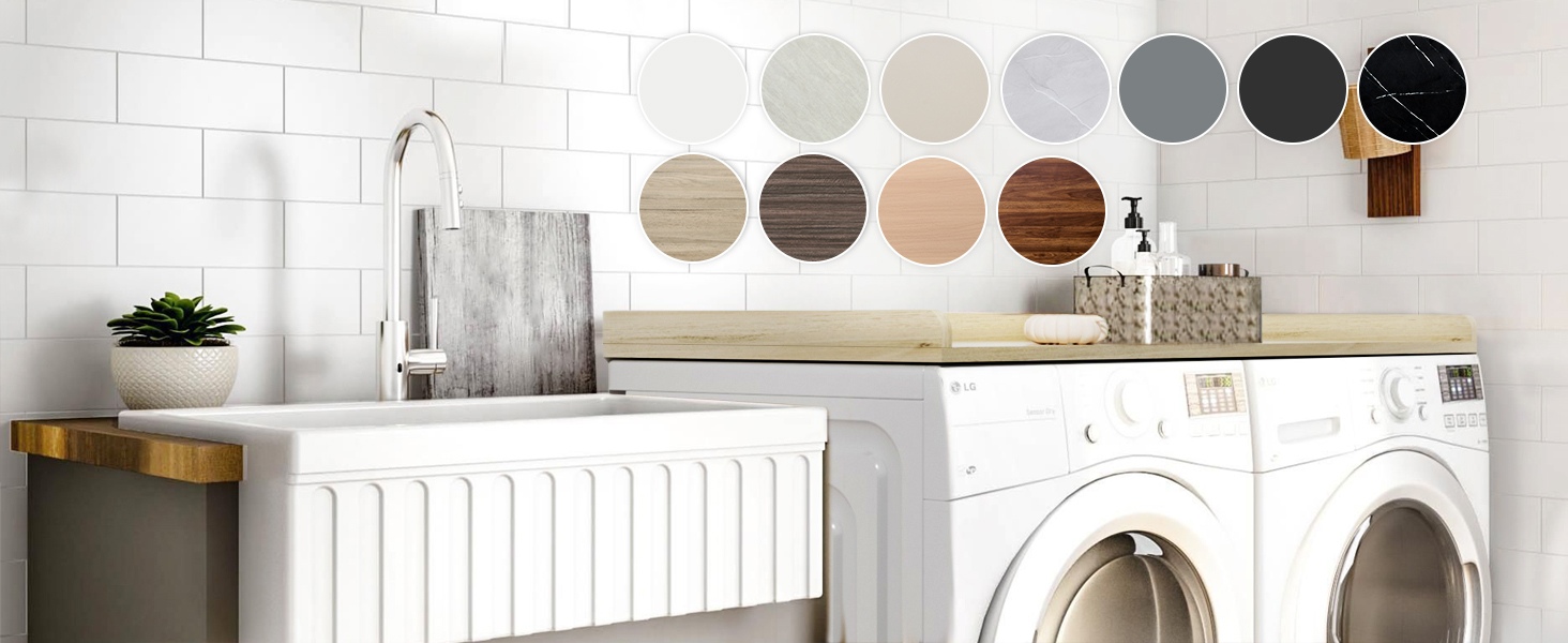 washer dryer countertop