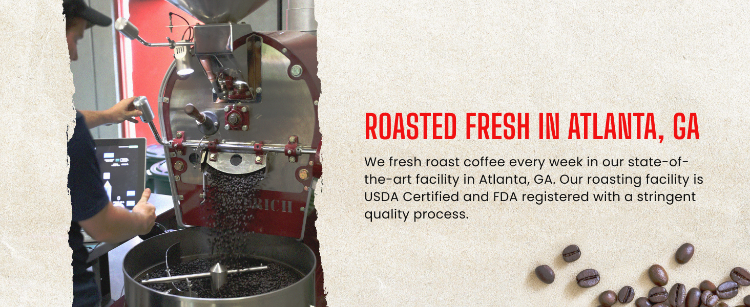 Roasted fresh in Atlanta, GA Sumatra Gayo Coffee