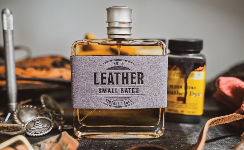Leather small batch cologne