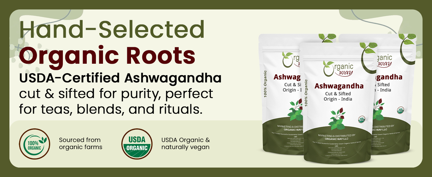 Ashwagandha Root Cut &amp;amp; Sifted (Withania Somnifera)