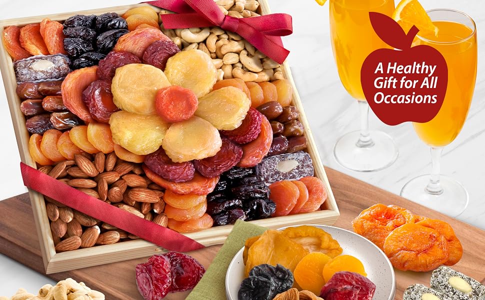 Flora Dried Fruit and Nut Gift Tray To Share With Friends, Family and Colleagues