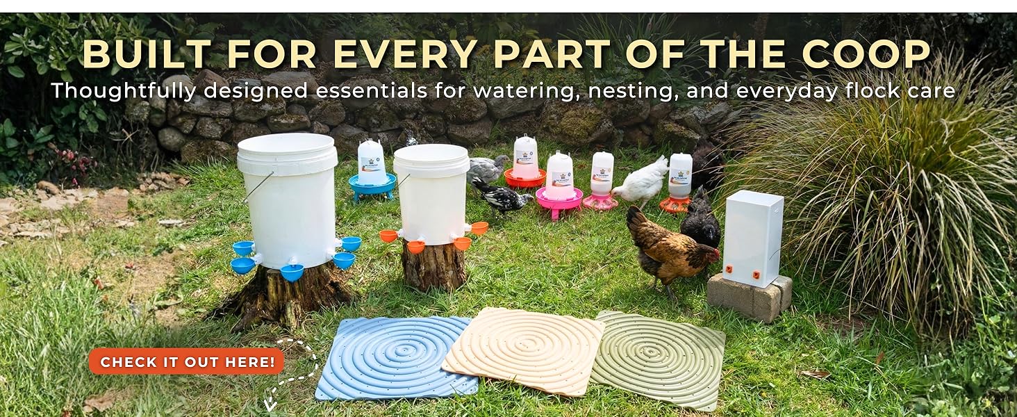 Lil Clucker Poultry Essentials - Chicken Coop Essentials For Your Flock - Duck Equipments