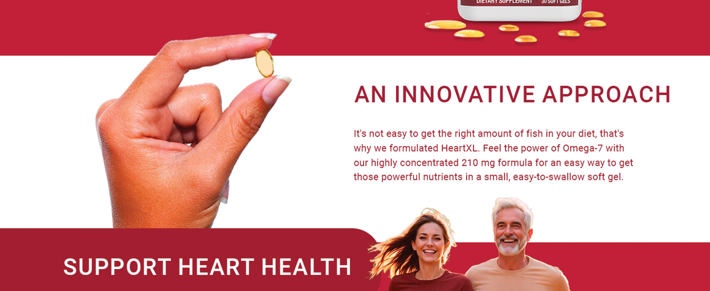 feel the power of omega 7 with our highly concentrated 210 mg formula - an innovative approach