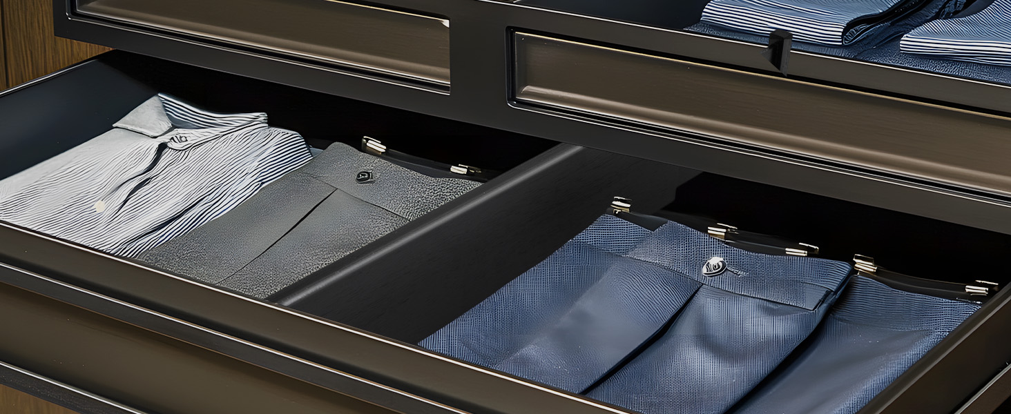 black drawer divider