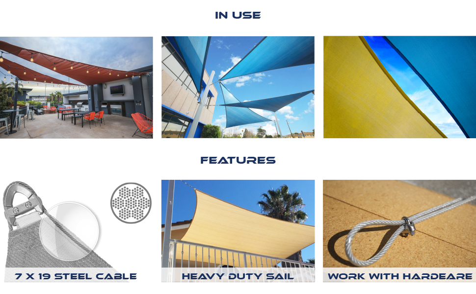 sun shade sail hardware