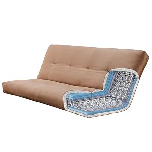 Phoenix, Futon, Frame, Mattress, Sofa, Couch, Sleeper, Upholstery, Upholstered, Futon Set, Brown